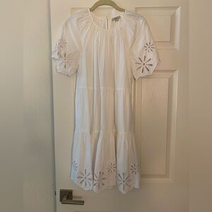 Rails Arielle white eyelet dress.